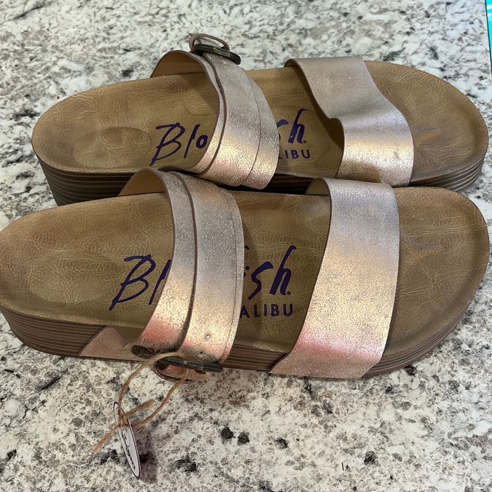 Women’s Blowfish sandals, size 9. Never worn!